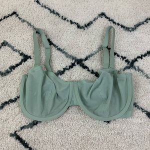 CUUP Women's Sage Green Underwire Bra Demi